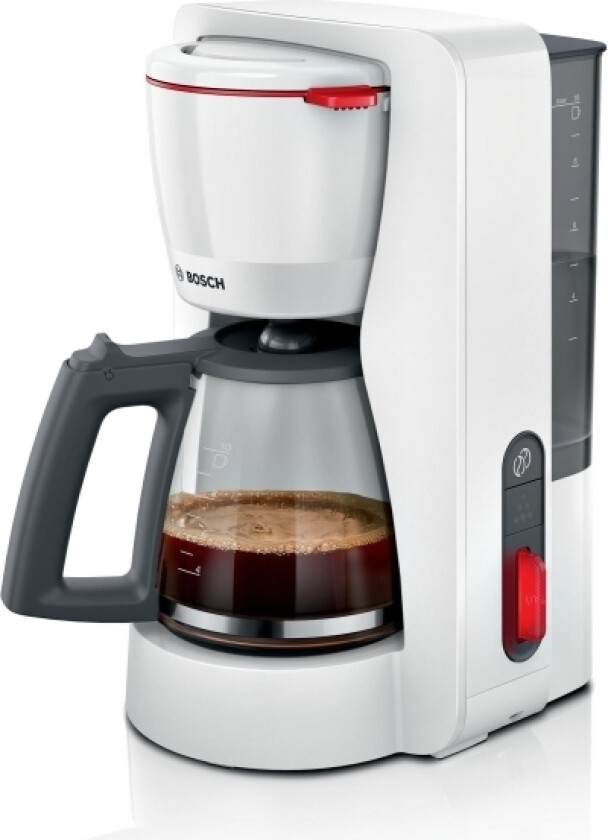 TKA3M131, Kaffebrygger (drypp), 1,25 l, Malt kaffe, Hvit