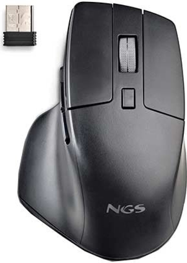 Trådløs Mus NGS NGS-MOUSE-1244 Svart