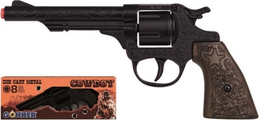 Pulio Metal cowboy revolver Gonher 80/6
