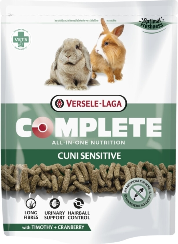 Bilde av Cuni Sensitive Complete, Matbit, 500 g, Kanin, 13%, 2,5%, 20%