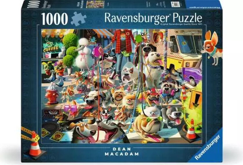 Puslespill 1000 stk. - Hundepasser