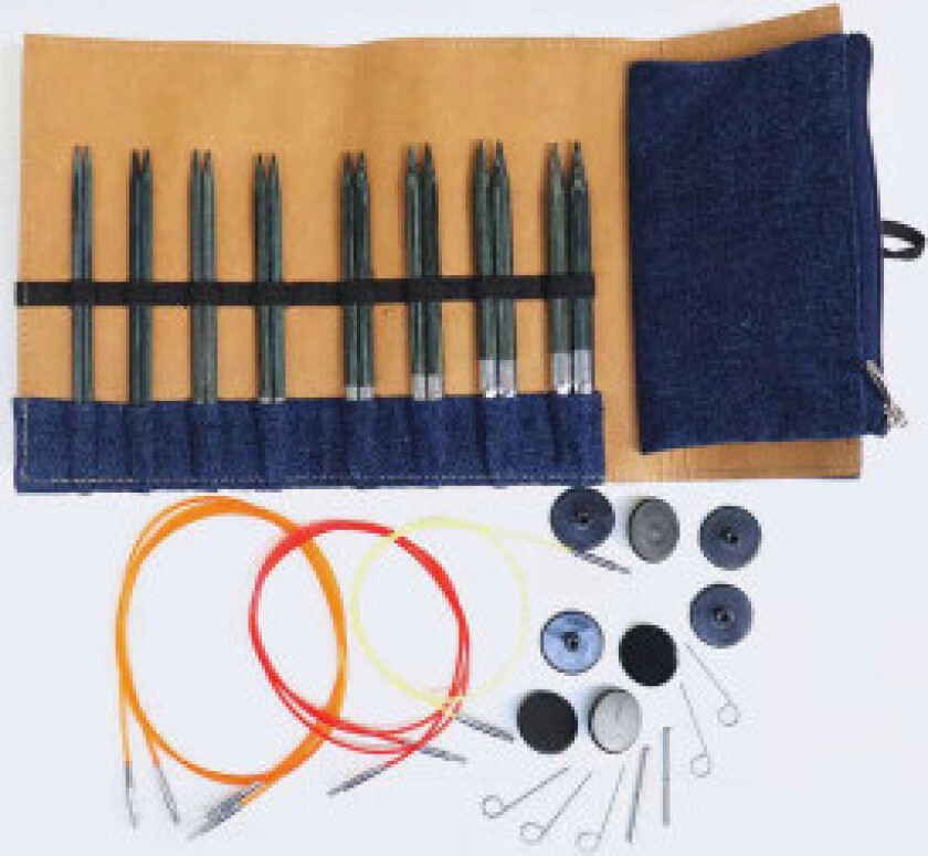 Bilde av Indigo sett med utskiftbare rundpinner 3,50-8,00 mm Regular