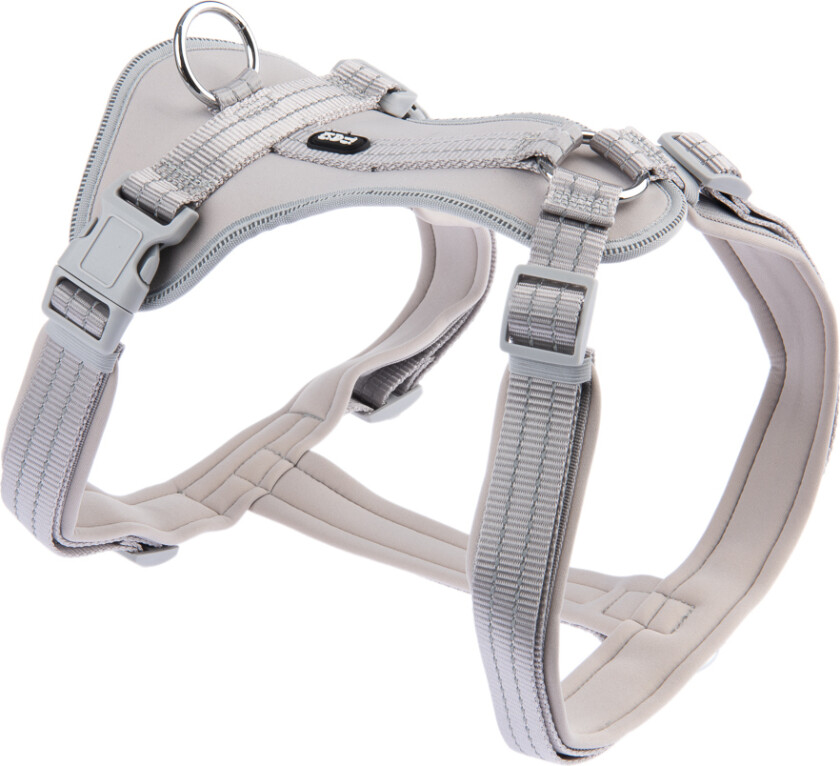 hundesele Neopren, grå - Str XS: 28 - 42 cm brystomkrets