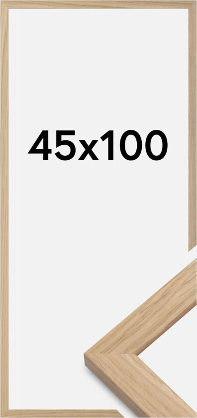 Ramme Oak Wood Akrylglass 45x100 Cm