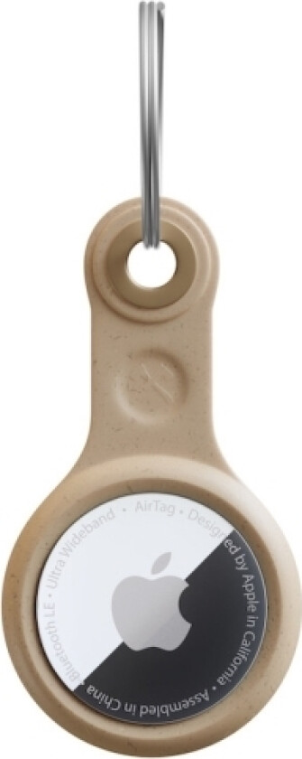Bio, Etui, Brun, Key finder case, Fallsikker, AirTag, 33 mm