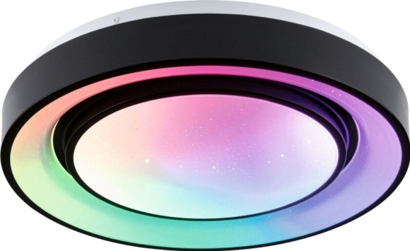 Panel Rainbow Dynamic 22W RGB taklampe Variabel Hvit Hvit/svart