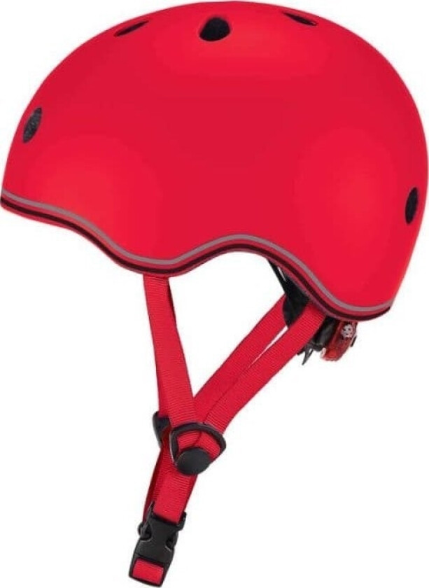 GLOBBER hjelm Go Up Lights, XXS/XS (45-51cm), rød
