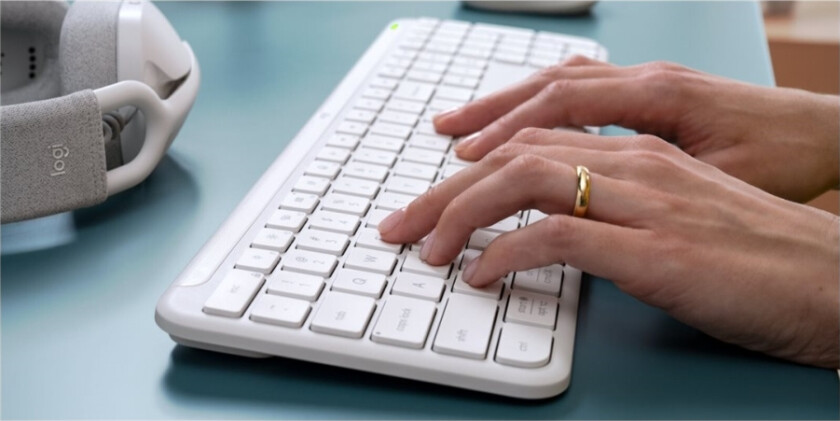 SIGNATURE SLIM WIRELESS K950 OFF WHITE -US INTL - INTNL-973