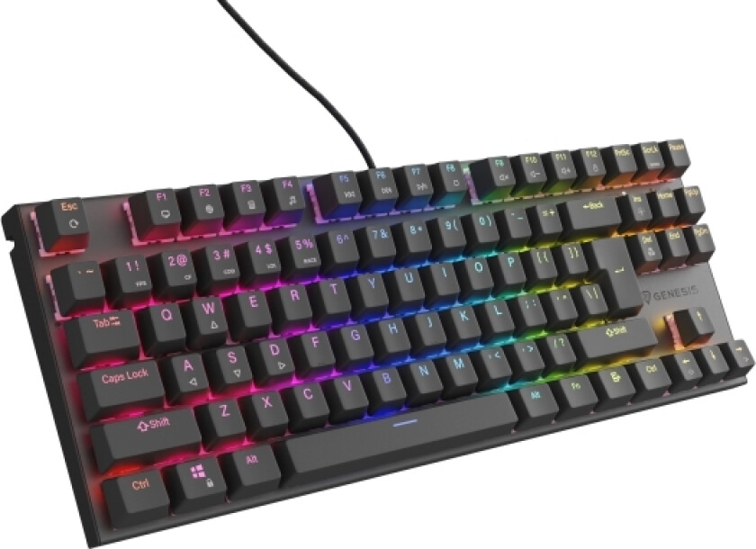 Tastatur Genesis Svart QWERTY