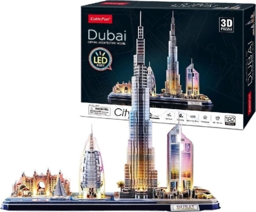 Van der Meulen 2010329 puslespil 3D puslespil 182 stk Bygninger