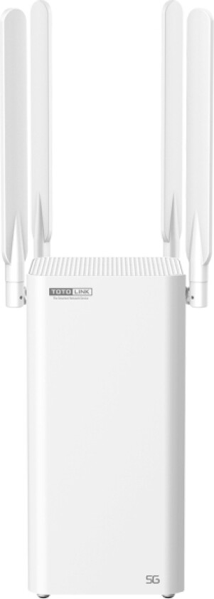 NR1800X, Wi-Fi 6 (802.11ax), Dobbelbånd (2.4 GHz / 5 GHz), Ethernet/bredbåndsforbindelse, 5G, Hvit, Frittstående router