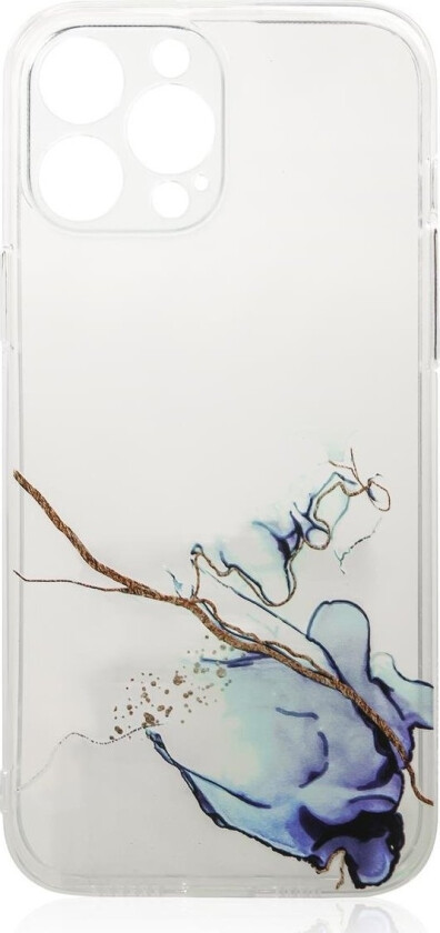 Hurtel Marble Case case for iPhone 12 Pro gel case marble blue