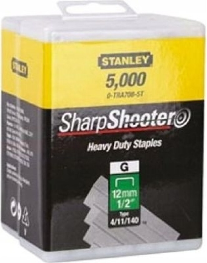 STAPLE G 12mm 3/8 HD TYPE G 4/11/140 /5000stk/ STANLEY