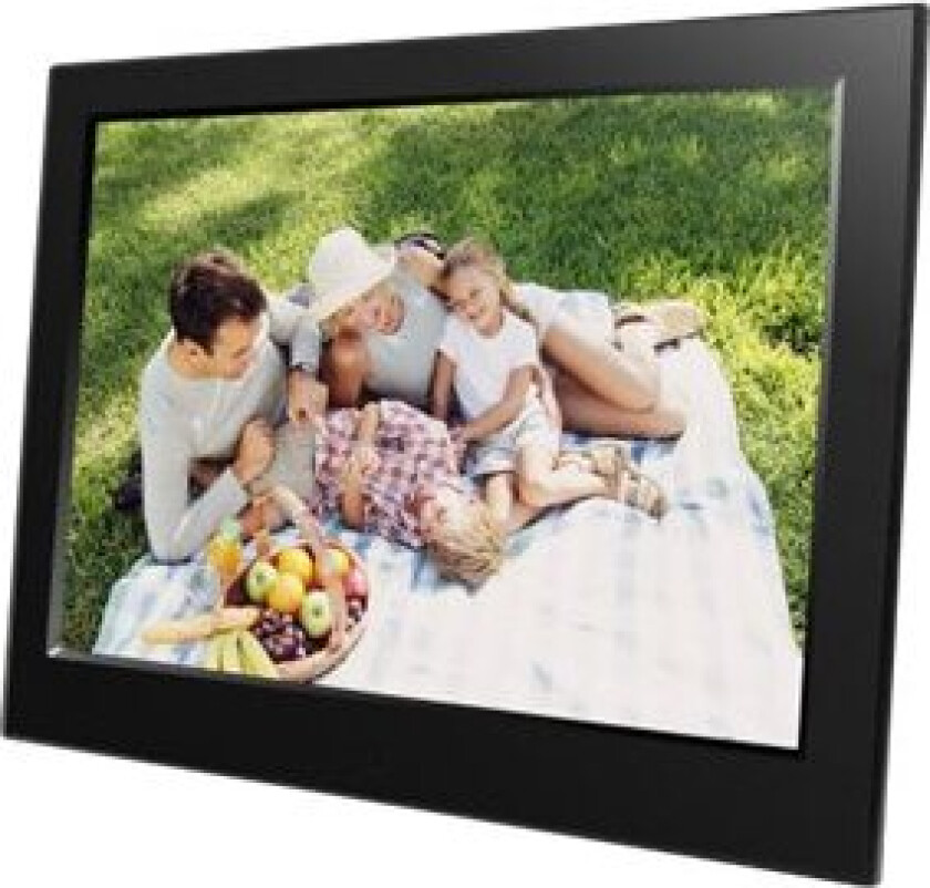 DigiFrame 10 Slim - Digital fotoramme - 10.1 - 1024 x 600 - 1080p - svart