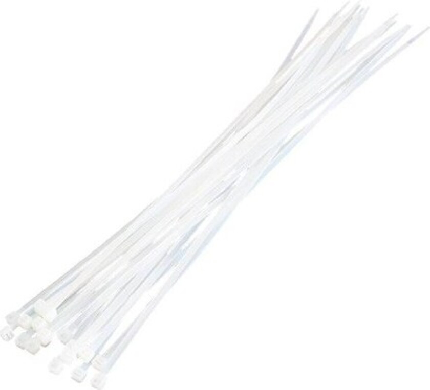 Bilde av Cable tie PA66 100 pcs. transparent W: 4.4 mm L: 400 mm