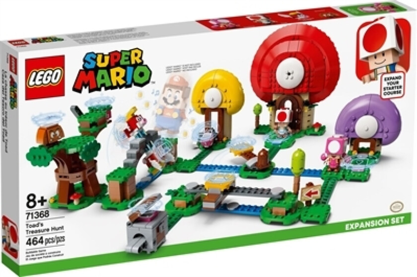 Lego Super Mario 71368 Ekstrabanen Toads skattejakt