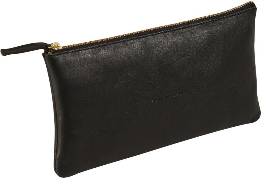 Bilde av Flying Spirit Læderpenalhus Flad Sort 22x11cm