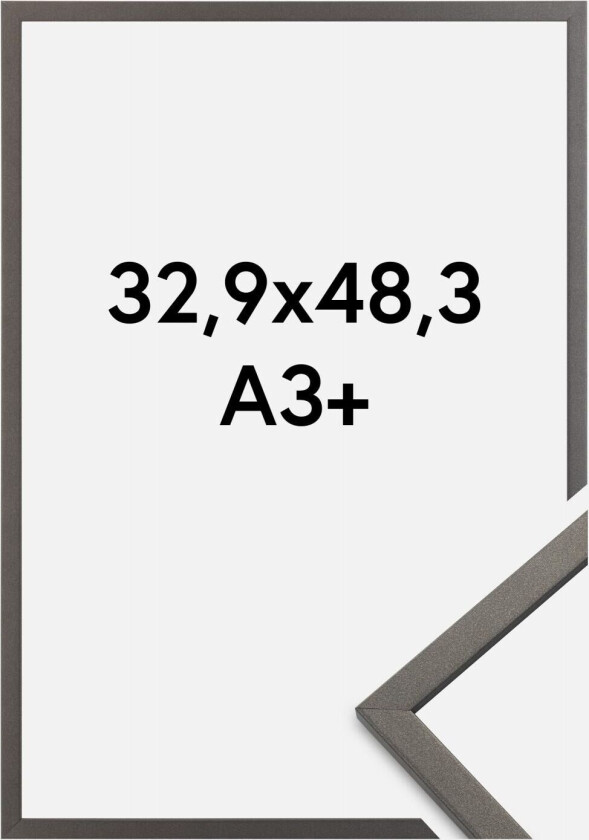 Ramme Edsbyn Grafitt 32,9x48,3 Cm (A3+)