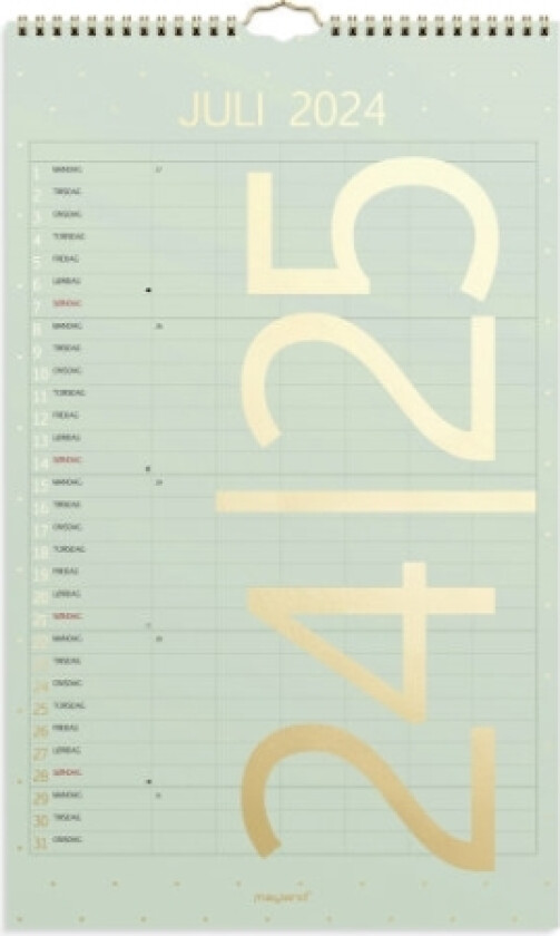 Studie Familiekalender Color 2024/2025