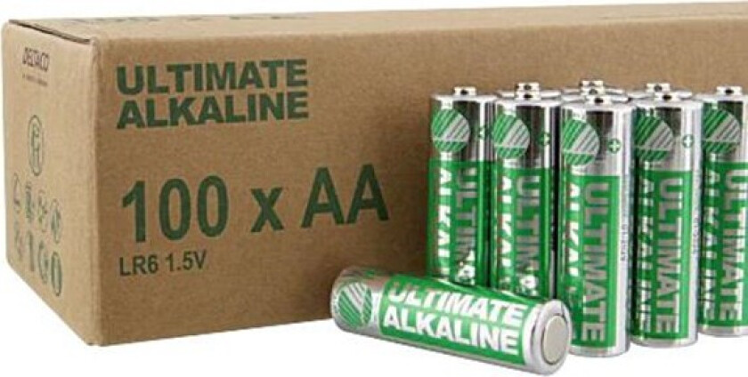 Ultimate Alkaline batteries LR6/AA size 100-pack