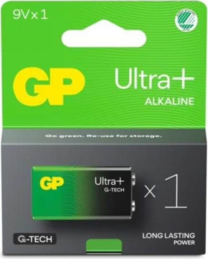 Battery Ultra Plus Alkaline 9V/6LF22 1-pack