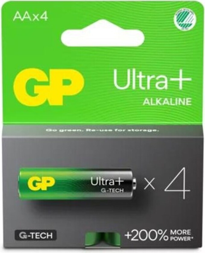 Battery Ultra Plus Alkaline AA/LR6 4-pack