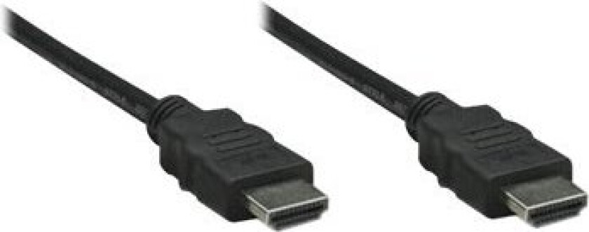 2.0m HDMI-A M/M HDMI-kabel 2 m HDMI Type A (Standard) Sort