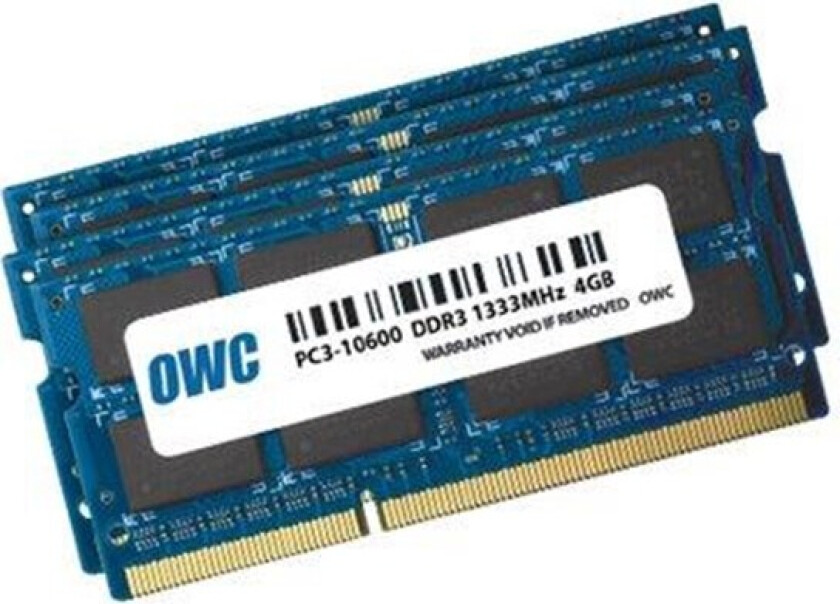 Other World Computing - DDR3 - kit - 16 GB: 4 x 4 GB - SO-DIMM 204-pin - 1333 MHz / PC3-10600 - unbuffered