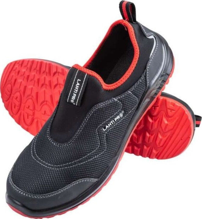 Lahti Pro Shoes without laces. Knit.3d czar-red, s1p src, "46", ce, lhti