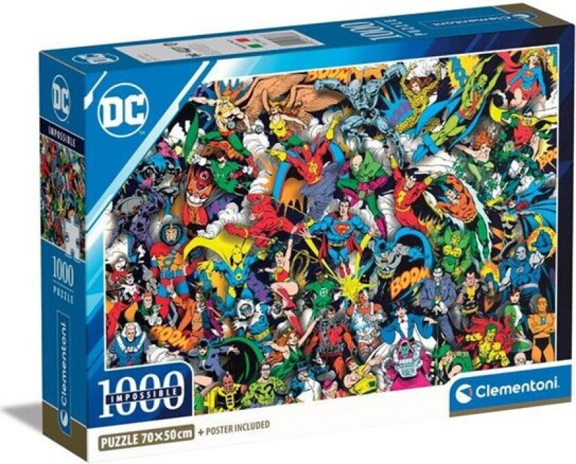 DC Comics Impossible, 1000 stk, Tegneserier, 18 År