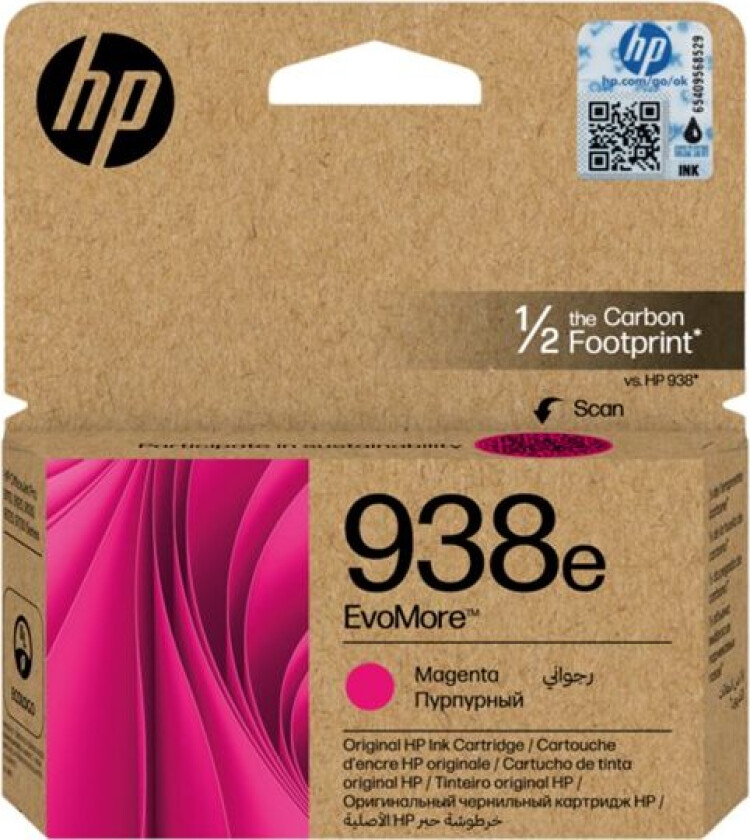 938e EvoMore - Magenta - original - blekkpatron - for Officejet Pro 8130e