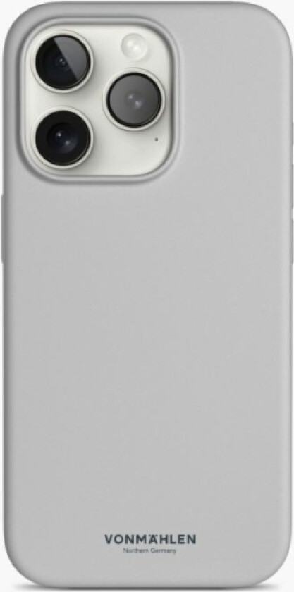 Eco Silicone Case for iPhone 15 Pro Light Gray