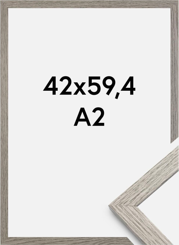 Ramme Stilren Akrylglass Grey Oak 42x59,4 Cm (A2)