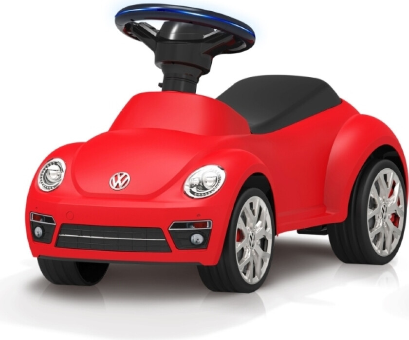 VW Beetle Gåbil m/lyd og lys, Rød