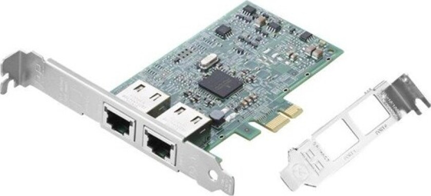 Bilde av Broadcom BCM5720-2P - Nettverksadapter - PCIe lav profil - Gigabit Ethernet x 2 - for ThinkPad L15 Gen 4; ThinkStation P3; P360; P520; P520c; P620; P