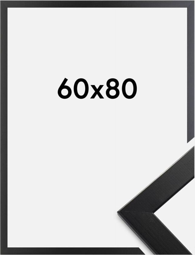 Ramme Trendline Akrylglas Svart 60x80 Cm