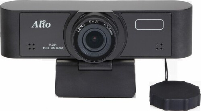 FHD84 | USB-webkamera | Full HD 1080p | 30 bilder per sekund | 2 mikrofoner | autofokus | 84° synsvinkel