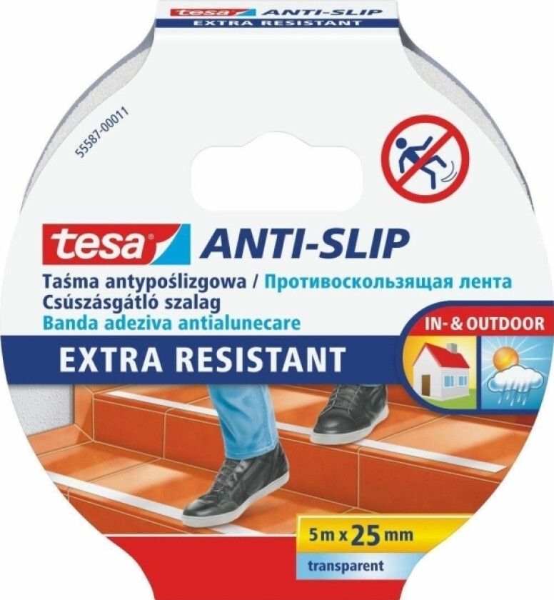 Tesa TESA ANTI-SLIP TAPE, TRANSPARANT 5m x 25mm TS55587-00011-11