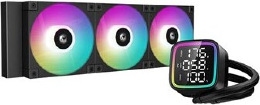 DeepCool LD360, Allt-i-ett vätskekylare, 12 cm, 72,04 cfm, Svart