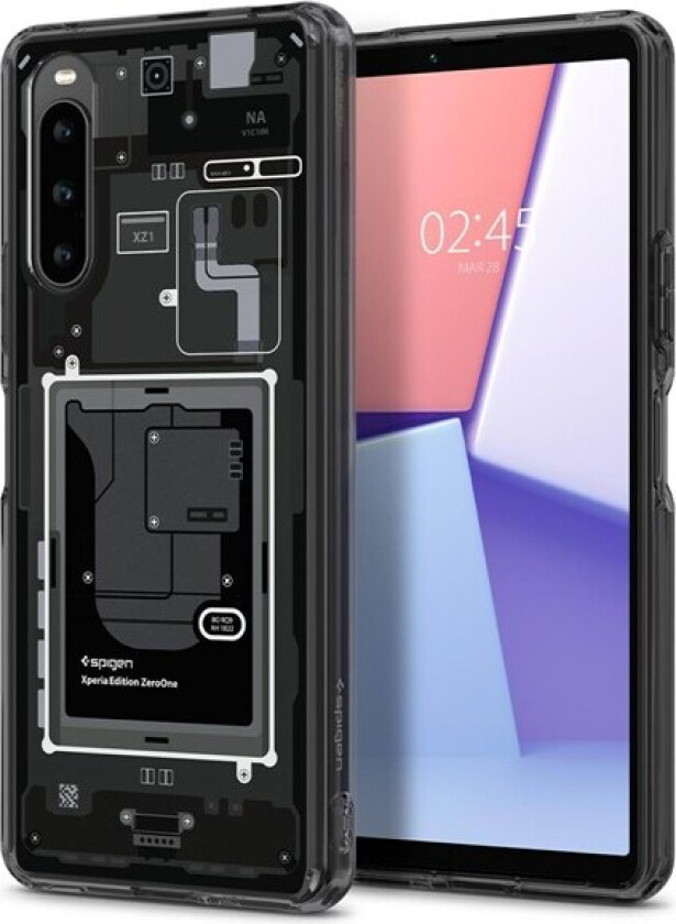 Ultra Hybrid Zero One, Etui, Sony, Sony Xperia 10 V, 15,5 cm (6.1"), Sort, Grå