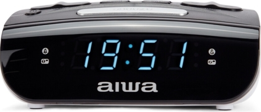 Vekkerklokke Aiwa Black