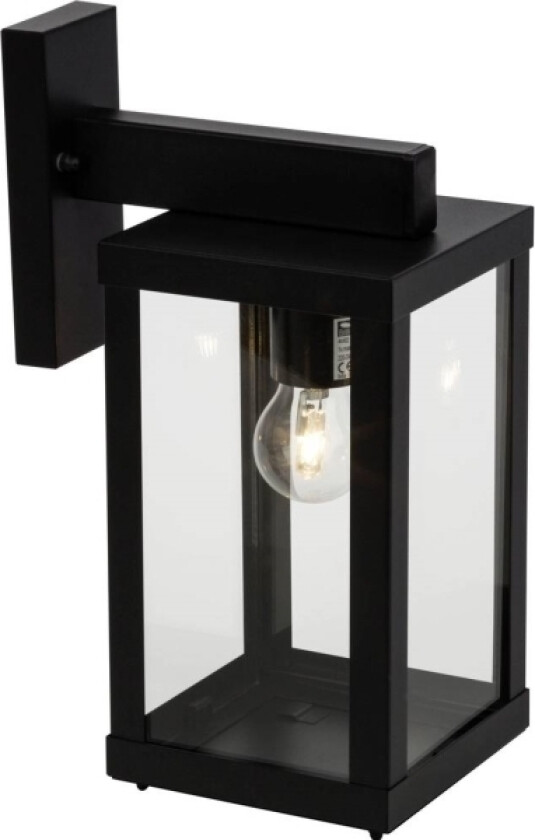 Vegglampe Brilliant Gaia External Black Metal 60 W E27