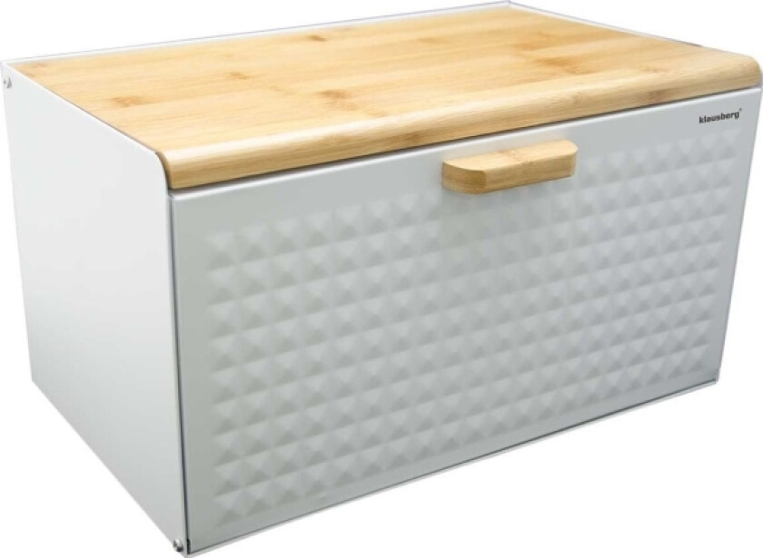 Klausberg brødboks i bambus og stål (KB-7427)