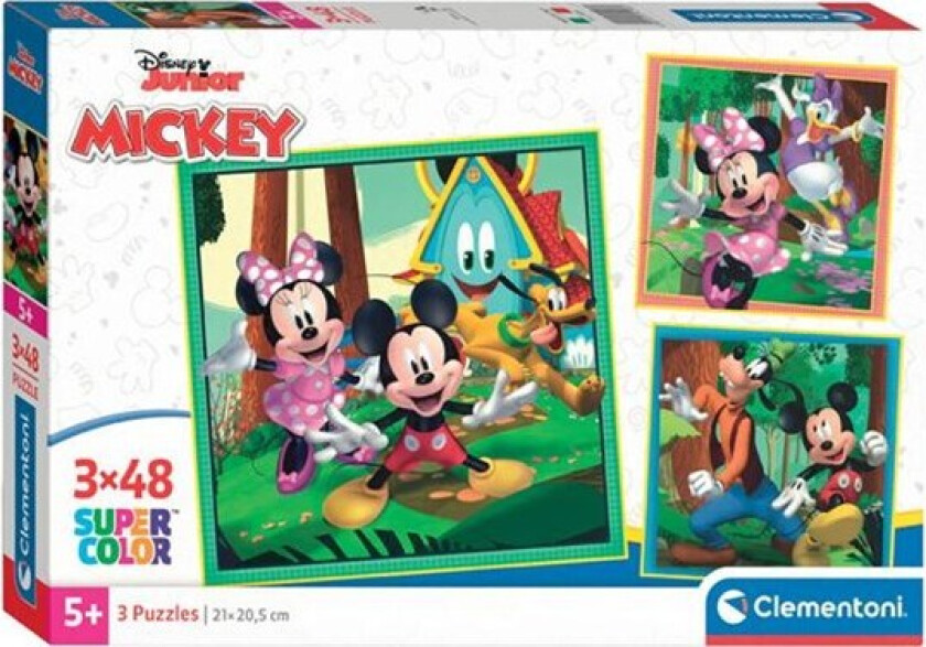 Disney Mickey puzzle 3x48pcs