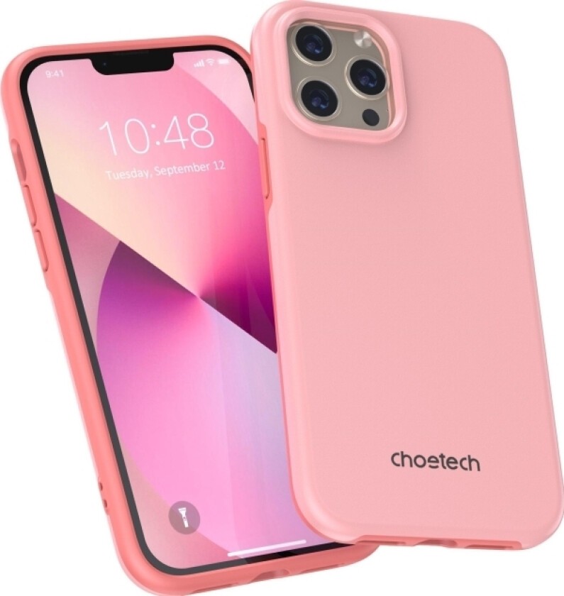 Choetech MFM Drop Protection Case for MagSafe for iPhone 13 Pro Max, Rosa (PC0114-MFM-PK)