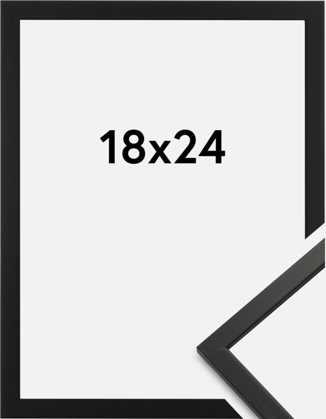 Ramme Edsbyn Akrylglass Svart 18x24 Cm