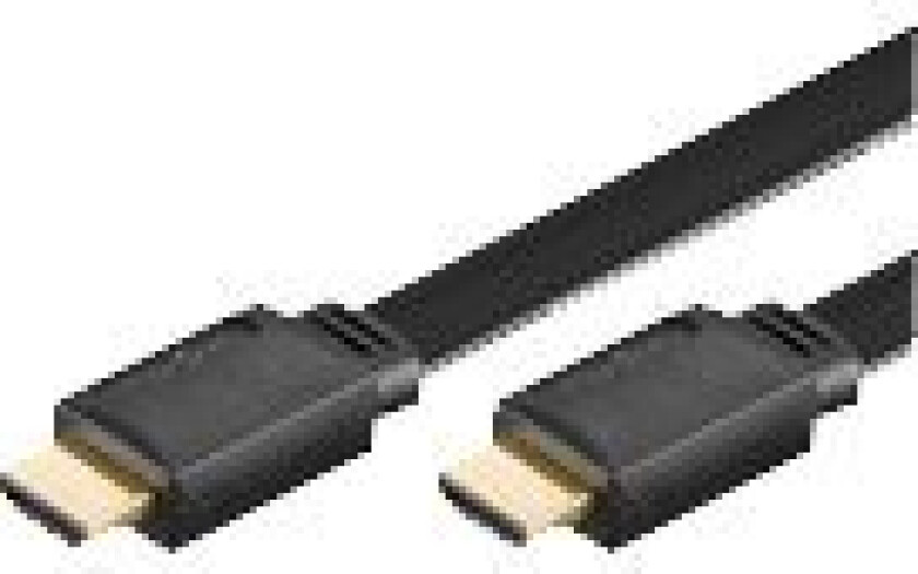 MicroConnect - HDMI-kabel - HDMI hann til HDMI hann - 3 m - flat