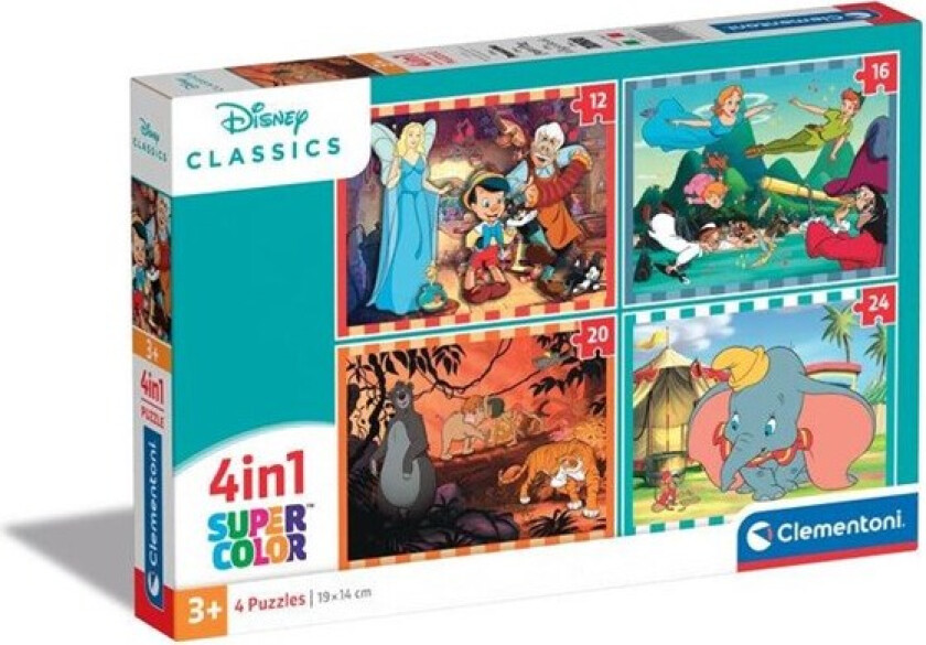 Disney Classic puzzle 12-16-20-24pcs