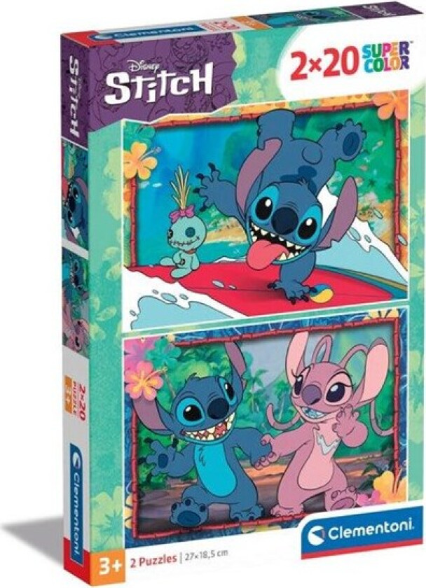 Disney Stitch puzzle 2x20pcs