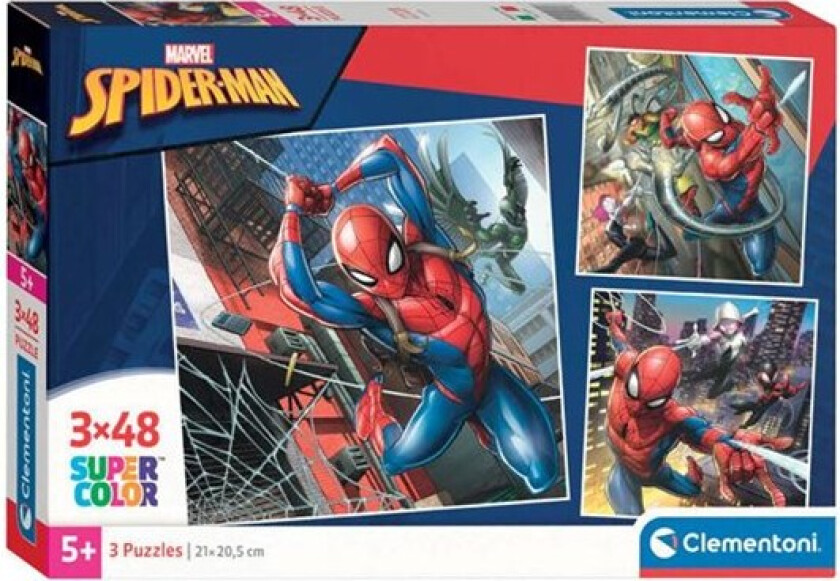 Marvel Spiderman puzzle 3x48pcs
